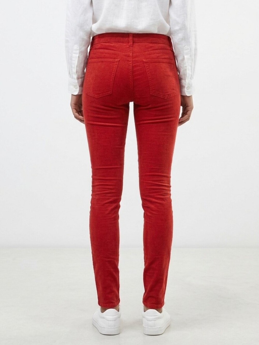 GAP 1969 Vintage Scarlet Poppy Red Slim Fit Corduroy Pants Size 25